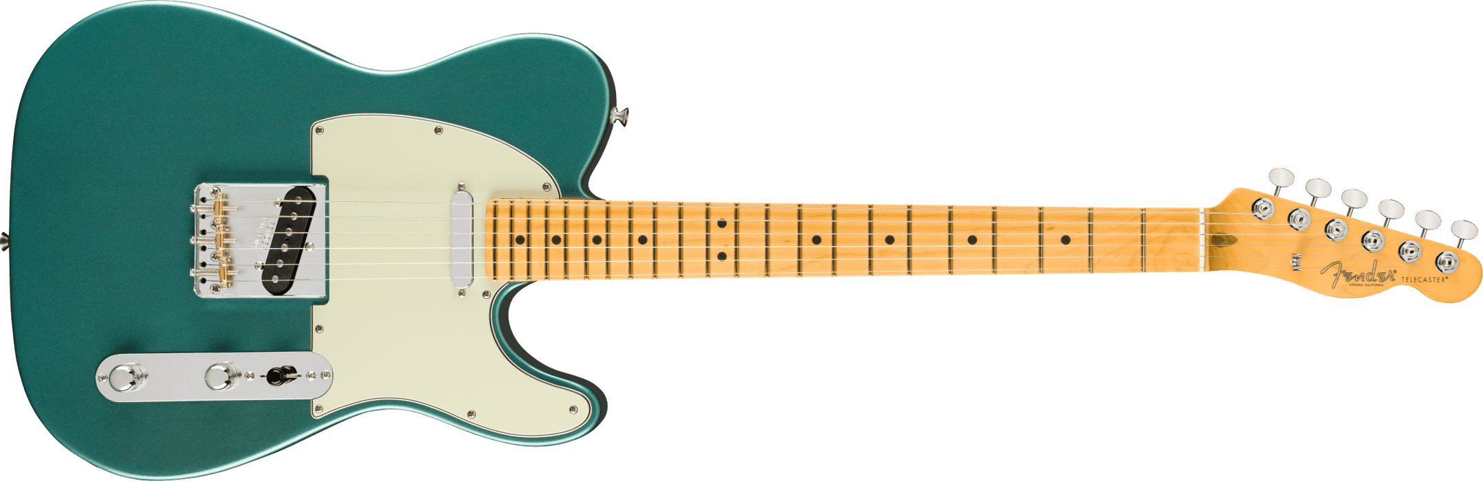Fender American Professional Classic Telecaster®, Maple Fingerboard - Faded Sherwood Green Metallic