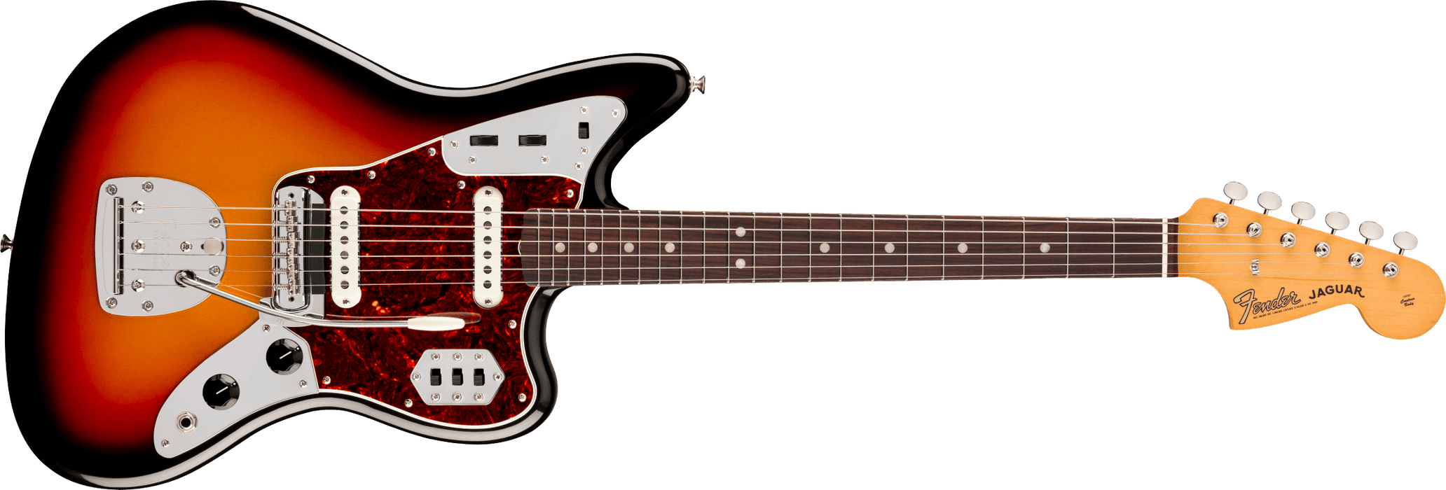Fender Vintera® III Mid '60s Jaguar®, Rosewood Fingerboard, 3-Color Sunburst