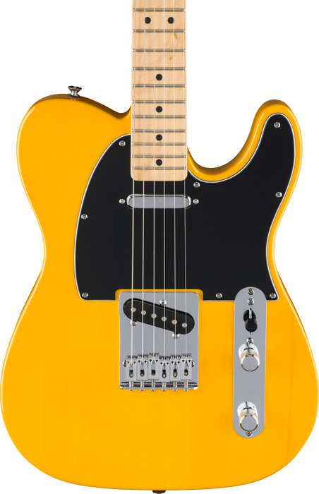 Fender Standard Telecaster®, Maple Fingerboard, Black Pickguard, Butterscotch Blonde