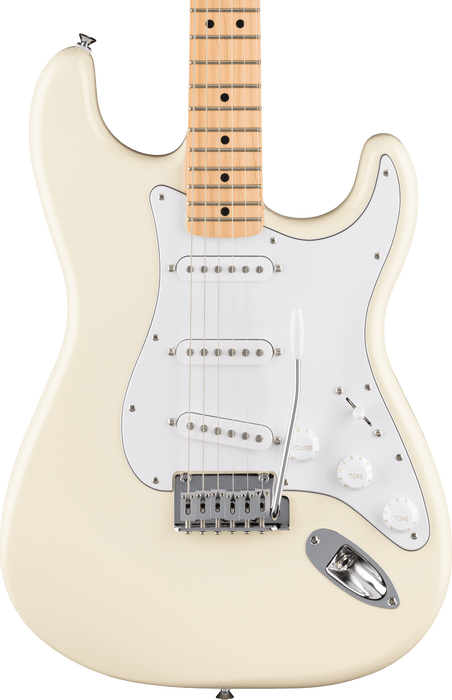 Fender Standard Stratocaster®, Maple Fingerboard, White Pickguard, Olympic White