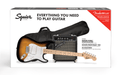 Fender Squier Sonic™ Stratocaster® Pack, Maple Fingerboard, 2-Color Sunburst, Gig Bag, 10G - 230V UK - Starter Pack - Guitar Warehouse