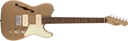 Squier FSR Paranormal Cabronita Telecaster® Thinline, Laurel Fingerboard, Mint Pickguard, Matching Headstock, Shoreline Gold - Guitar Warehouse