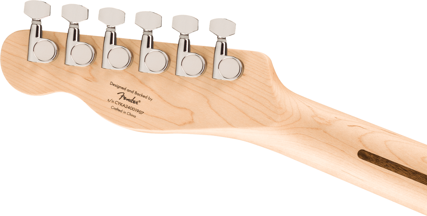 Fender Squier  Affinity Series® Telecaster® Thinline, Maple Fingerboard, White Pickguard, 3-Color Sunburst