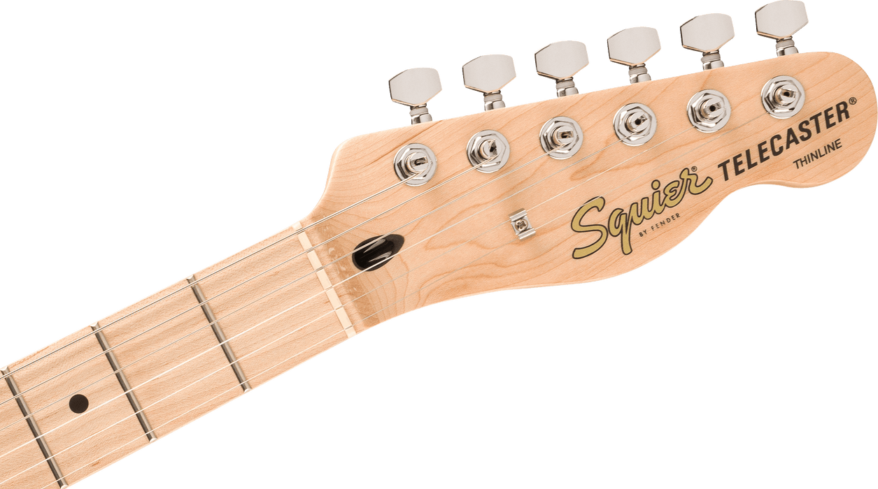 Fender Squier  Affinity Series® Telecaster® Thinline, Maple Fingerboard, White Pickguard, 3-Color Sunburst