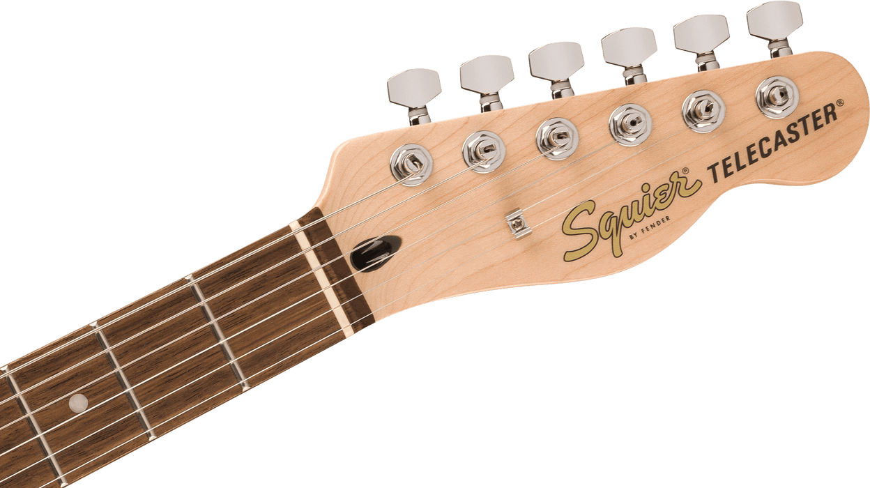 Fender Squier Affinity Series® Telecaster® FMT SH, Laurel Fingerboard, White Pickguard, Crimson Red Transparent