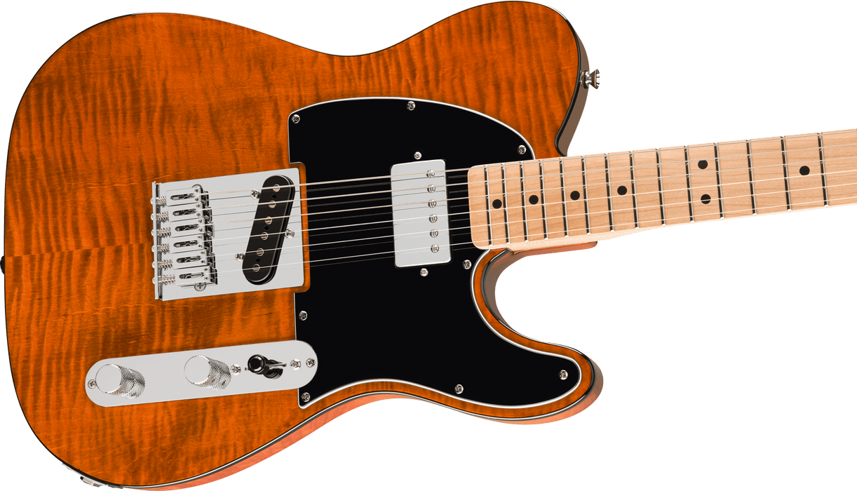 Fender Squier Affinity Series® Telecaster® FMT SH, Maple Fingerboard, Black Pickguard, Mocha