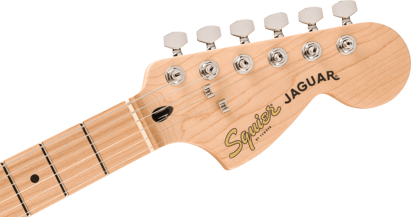 Fender Squier Affinity Series® Jaguar®, Maple Fingerboard, White Pickguard, Mystic Metallic Brown