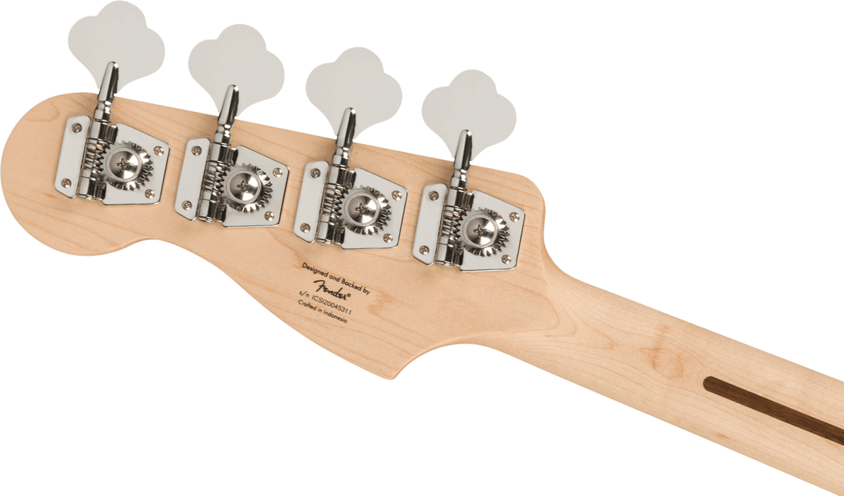 Fender Squier Affinity Series® Precision Bass® PJ, Maple Fingerboard, Black Pickguard, Olympic White