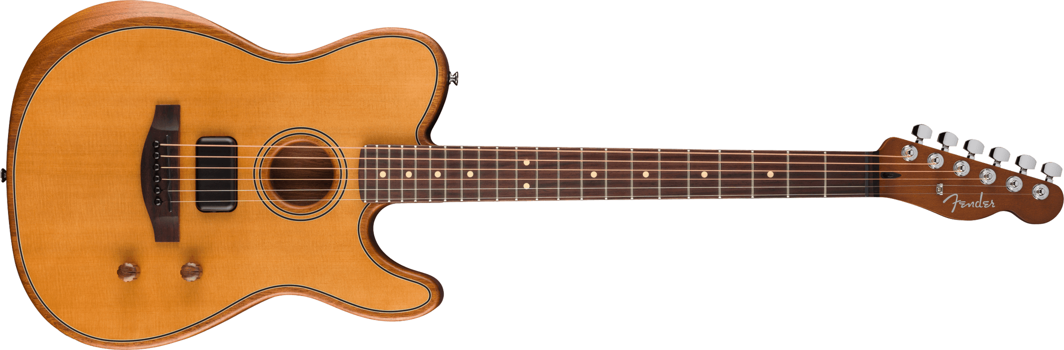 Fender Acoustasonic® Standard Telecaster®, Aged Natural