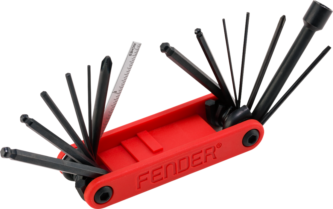Fender Guitar & Bass 14 in 1 Multi-Tool - Guitar Warehouse