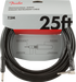Fender Professional Series Instrument Cable, Straight-Angle, 25', Black - Guitar Warehouse