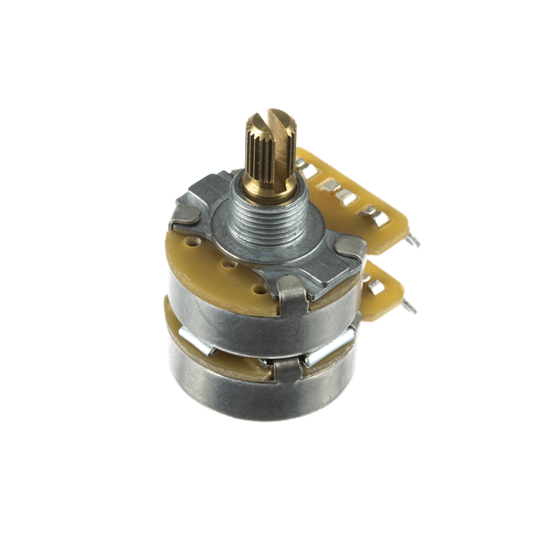 Fender CTS Dual 500K/250K Split Shaft Potentiometer