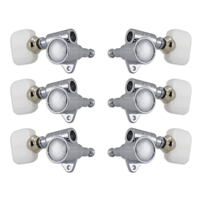 Grover Original 'Milk Bottle' Rotomatics 3+3 Machineheads ~ Chrome