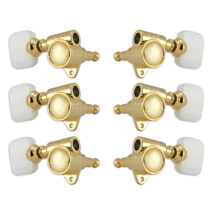 Grover Original 'Milk Bottle' Rotomatics 3+3 Machineheads ~ Gold