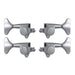 Grover Mini Bass Machineheads ~ 2+2 ~ Chrome