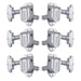 Grover Imperial Machineheads ~ 3+3 ~ Chrome