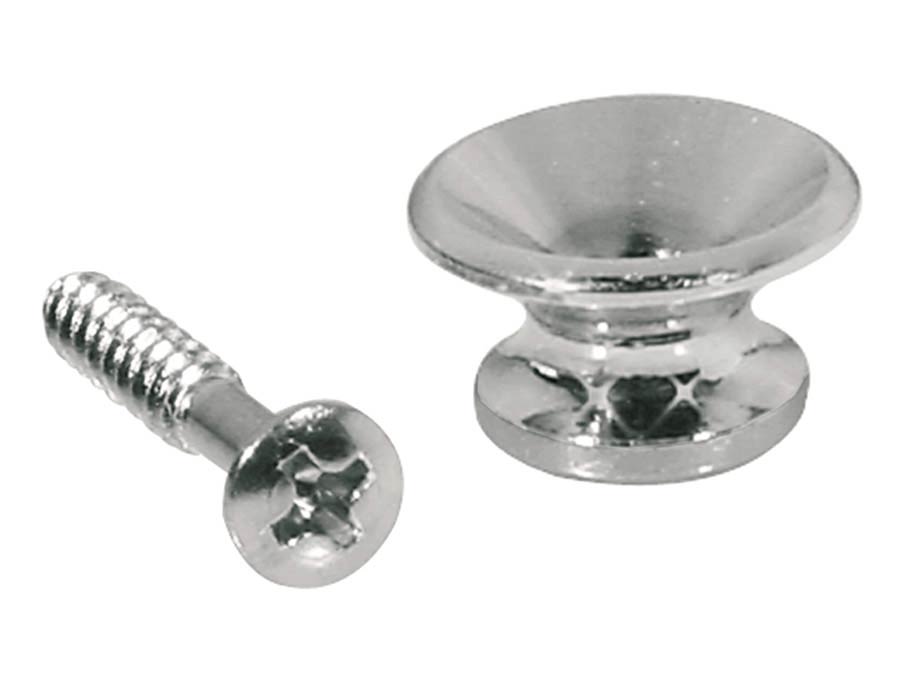 Nickel Metal Strap Pin / Button - 2 Pack