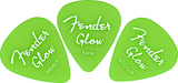 Fender Glow In The Dark 351 Picks, 12-Pack - Assorted Gauges - Guitar Warehouse
