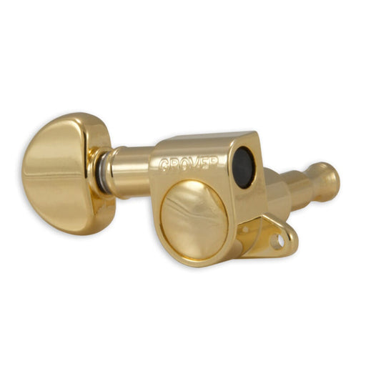 Grover Mini Rotomatics 6 in-line Left Hand Machineheads ~ Gold 