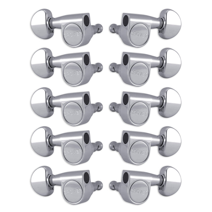 Grover Pedal Steel Guitar Machineheads (Set of 10) ~ Chrome