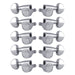 Grover Pedal Steel Guitar Machineheads (Set of 10) ~ Chrome