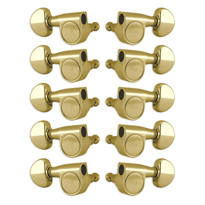 Grover Pedal Steel Guitar Machineheads (Set of 10) ~ Gold
