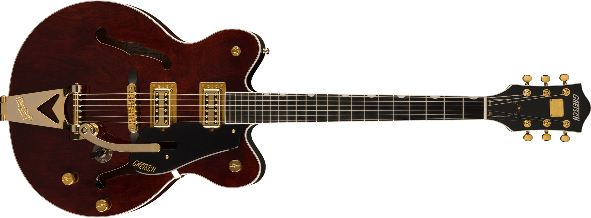 Gretsch Limited Edition Abbey Road Studiomatic™ Hollow Body with Bigsby® and Gold Hardware, Ebony Fingerboard, Classic Walnut Stain