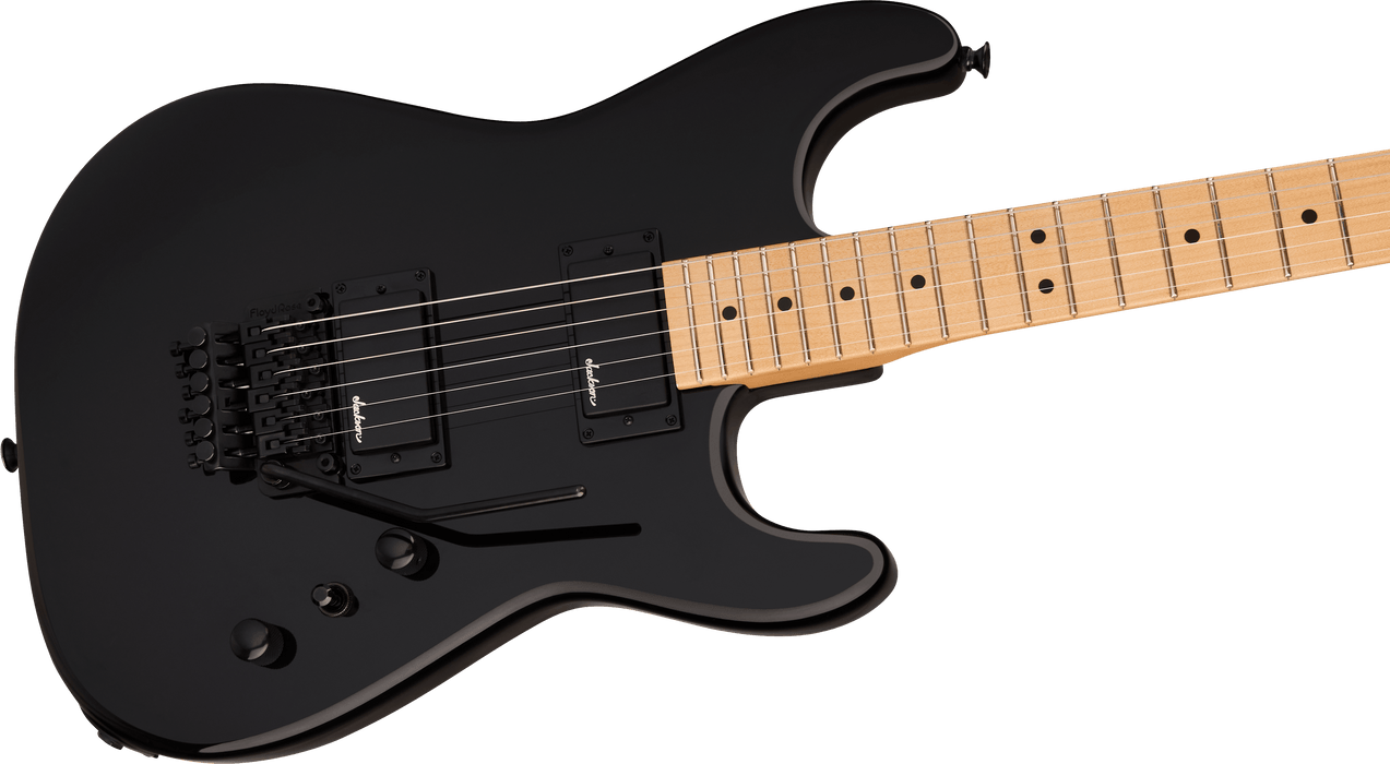 Jackson Pro Origins 1985 San Dimas SD1 HH FR Maple Fingerboard, Gloss Black W/Bag