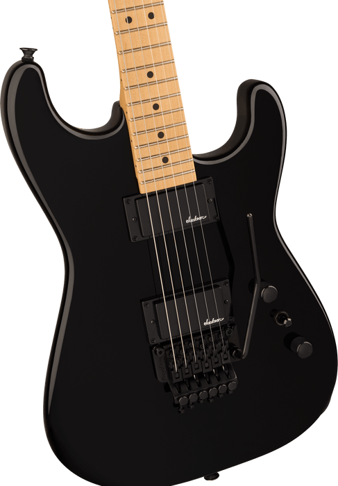 Jackson Pro Origins 1985 San Dimas SD1 HH FR Maple Fingerboard, Gloss Black W/Bag