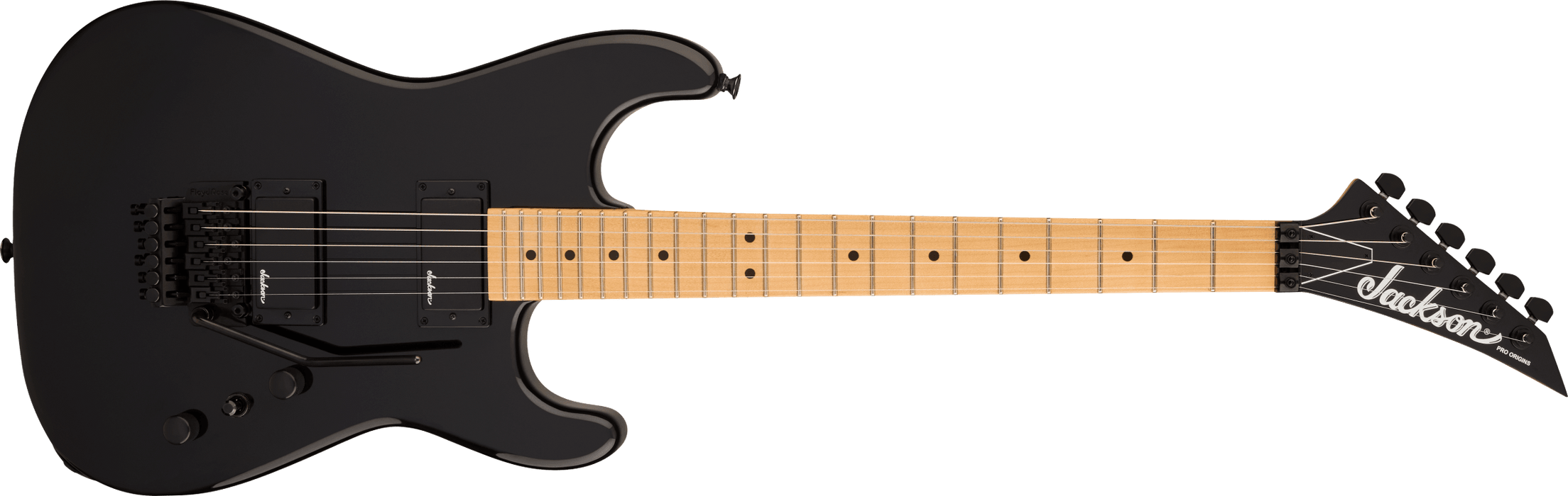 Jackson Pro Origins 1985 San Dimas SD1 HH FR Maple Fingerboard, Gloss Black W/Bag