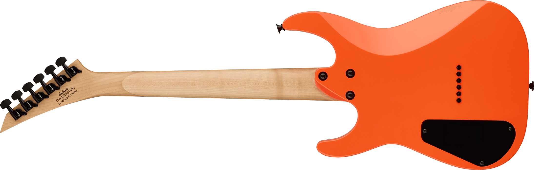 Jackson JS Series Dinky® JS1X, Amaranth Fingerboard, Safety Orange