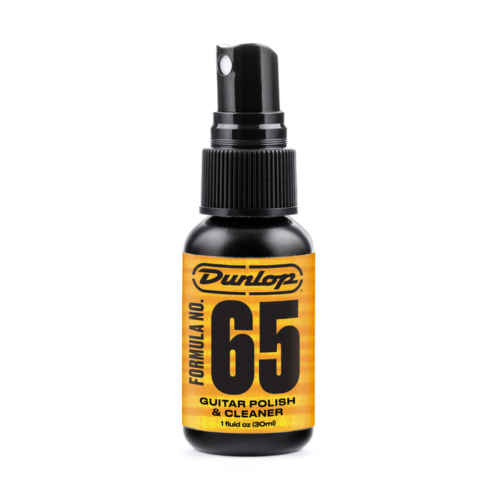 Jim Dunlop Formula No. 65 Guitar Cleaner & Polish 1oz (30ml) Fits in Most Cases