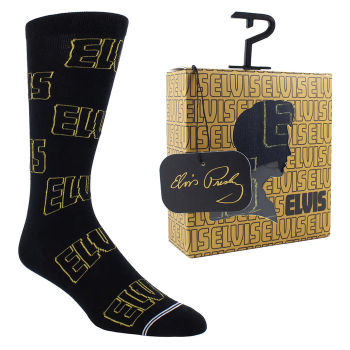Perri's Licensed Sock Gift Box ~Elvis Presley