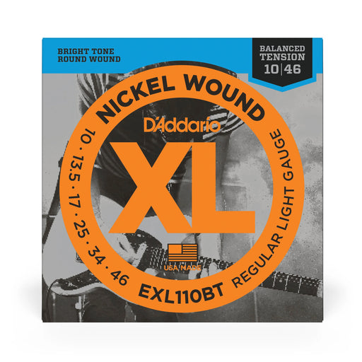 D'Addario EXL110BT Nickel Wound, Regular Light Gauge, 10-46 - Guitar Warehouse