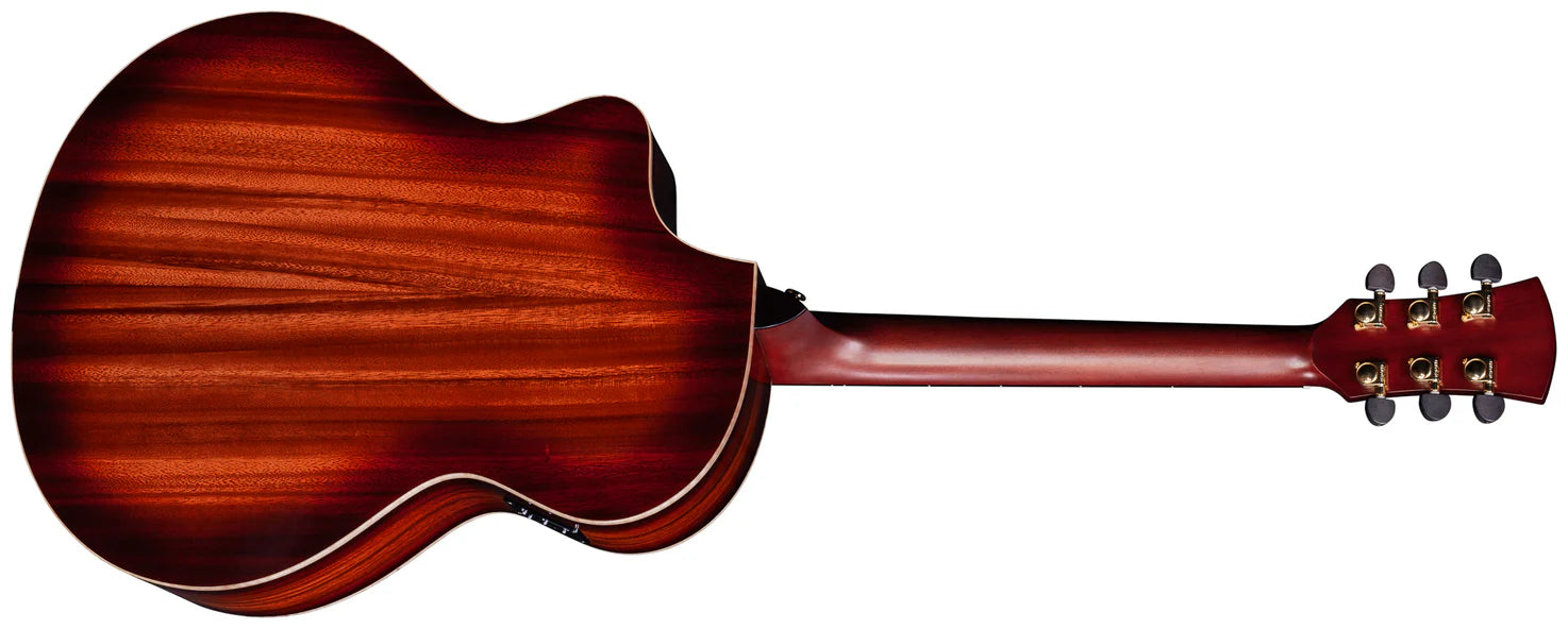 Faith Neptune Blood Moon Electro Acoustic Guitar w/Hardcase - Cutaway - Solid Trembesi