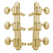Grover Vintage Machineheads ~ 3+3 ~ Horizontal ~ Gold