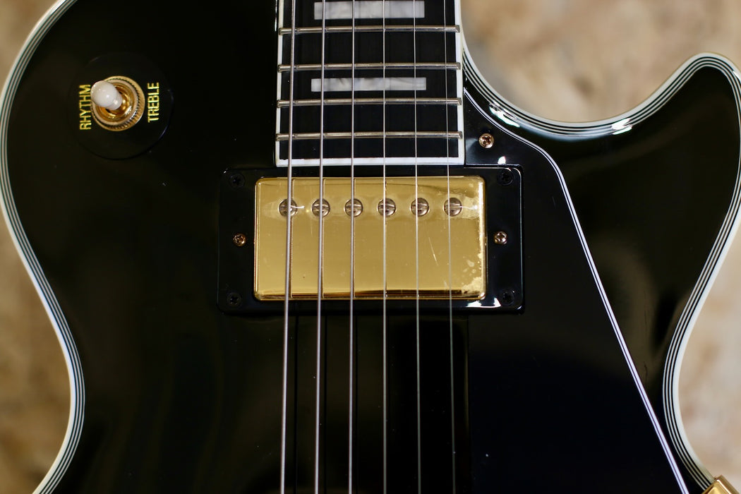 2020 Epiphone Les Paul Custom Ebony w/Hardcase - Pre-Owned