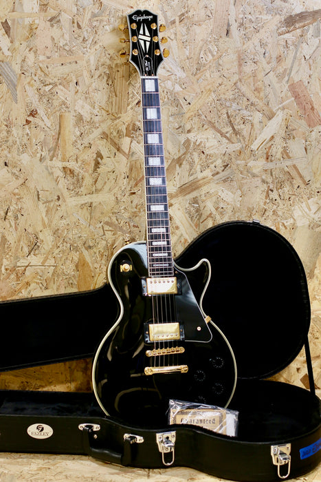 2020 Epiphone Les Paul Custom Ebony w/Hardcase - Pre-Owned