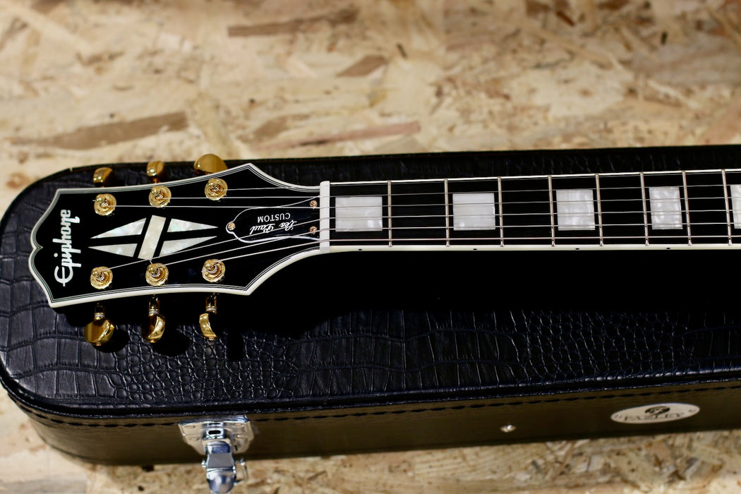2020 Epiphone Les Paul Custom Ebony w/Hardcase - Pre-Owned
