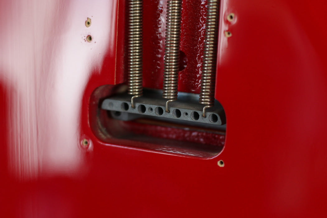 2002 Squier Affinity Stratocaster in  Red c/w Lace Sensor Pickups - Pre-Owned