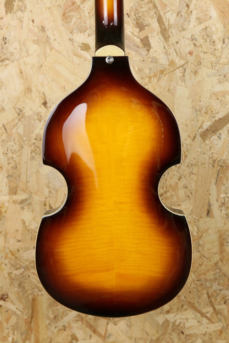 Hofner Ignition Violin Hollow Body Bass Sunburst - Left Handed - B-Stock