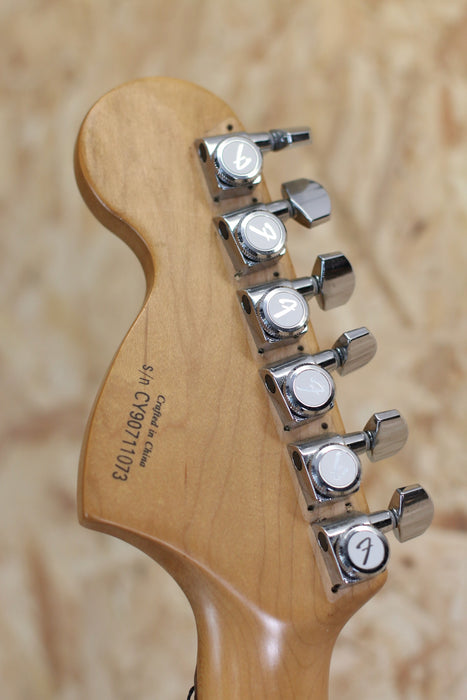 2002 Squier Affinity Stratocaster in  Red c/w Lace Sensor Pickups - Pre-Owned