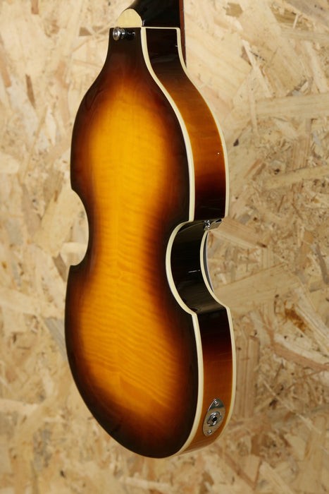 Hofner Ignition Violin Hollow Body Bass Sunburst - Left Handed - B-Stock