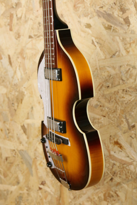 Hofner Ignition Violin Hollow Body Bass Sunburst - Left Handed - B-Stock