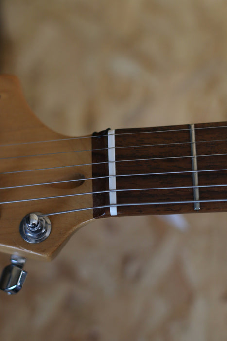 2002 Squier Affinity Stratocaster in  Red c/w Lace Sensor Pickups - Pre-Owned