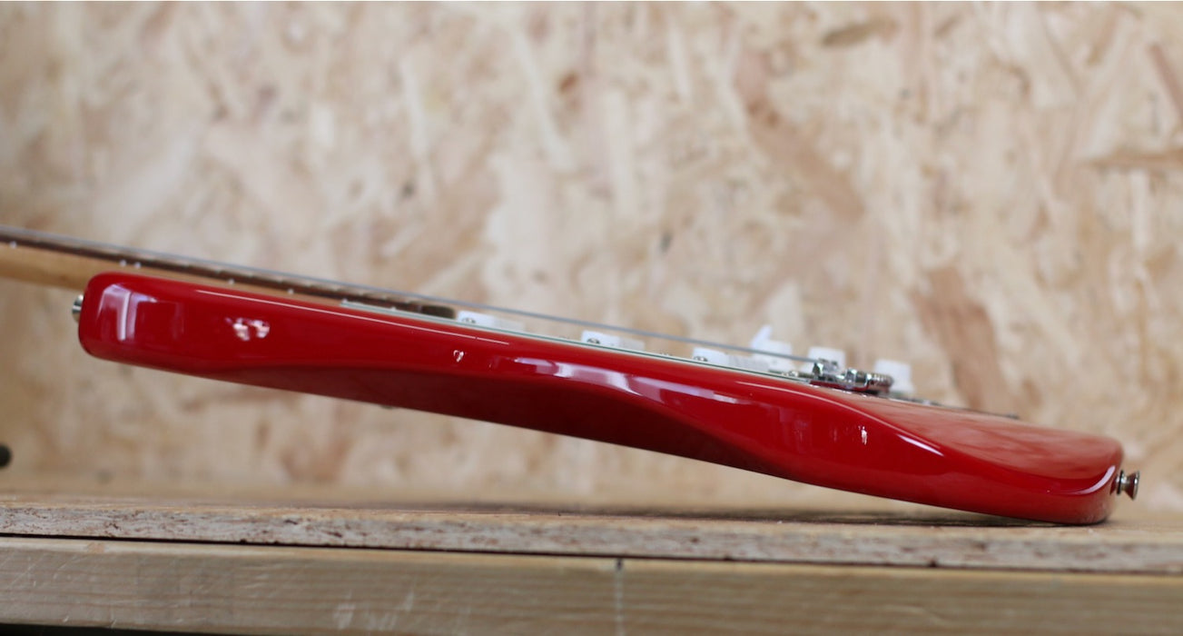 2002 Squier Affinity Stratocaster in  Red c/w Lace Sensor Pickups - Pre-Owned