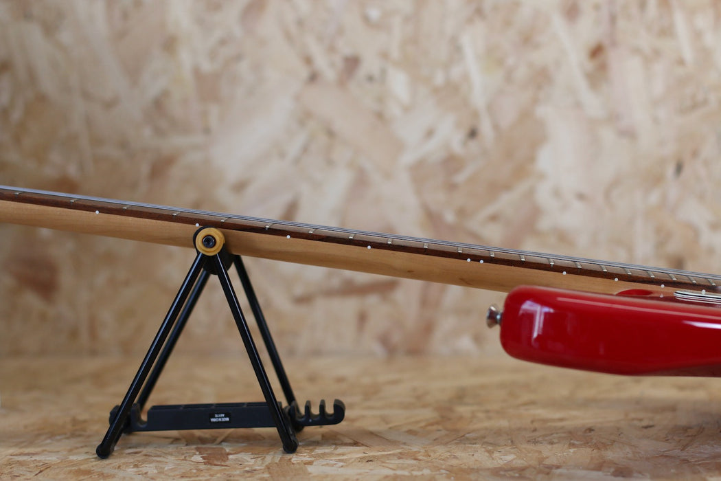 2002 Squier Affinity Stratocaster in  Red c/w Lace Sensor Pickups - Pre-Owned