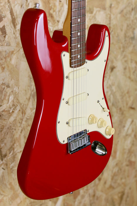 1987 Fender Stratocaster Plus in Red w/Lace Sensor + Original Case - Pre-owned