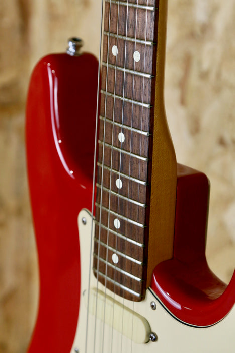 1987 Fender Stratocaster Plus in Red w/Lace Sensor + Original Case - Pre-owned
