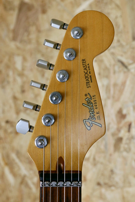 1987 Fender Stratocaster Plus in Red w/Lace Sensor + Original Case - Pre-owned